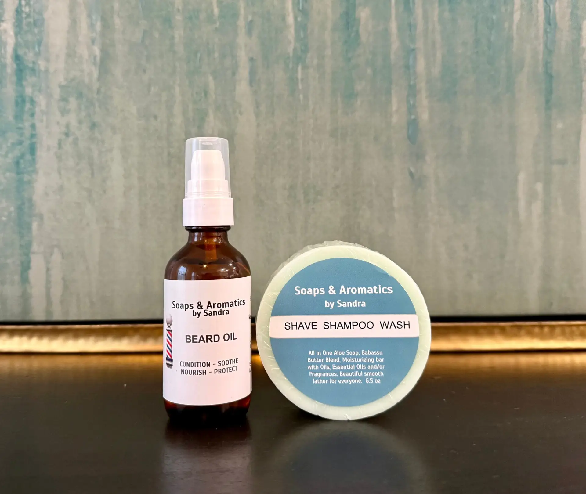 shave wash shampoo bar & oil